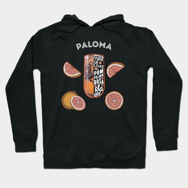 Paloma Cocktail Drink Hoodie by Pistacchio Gift